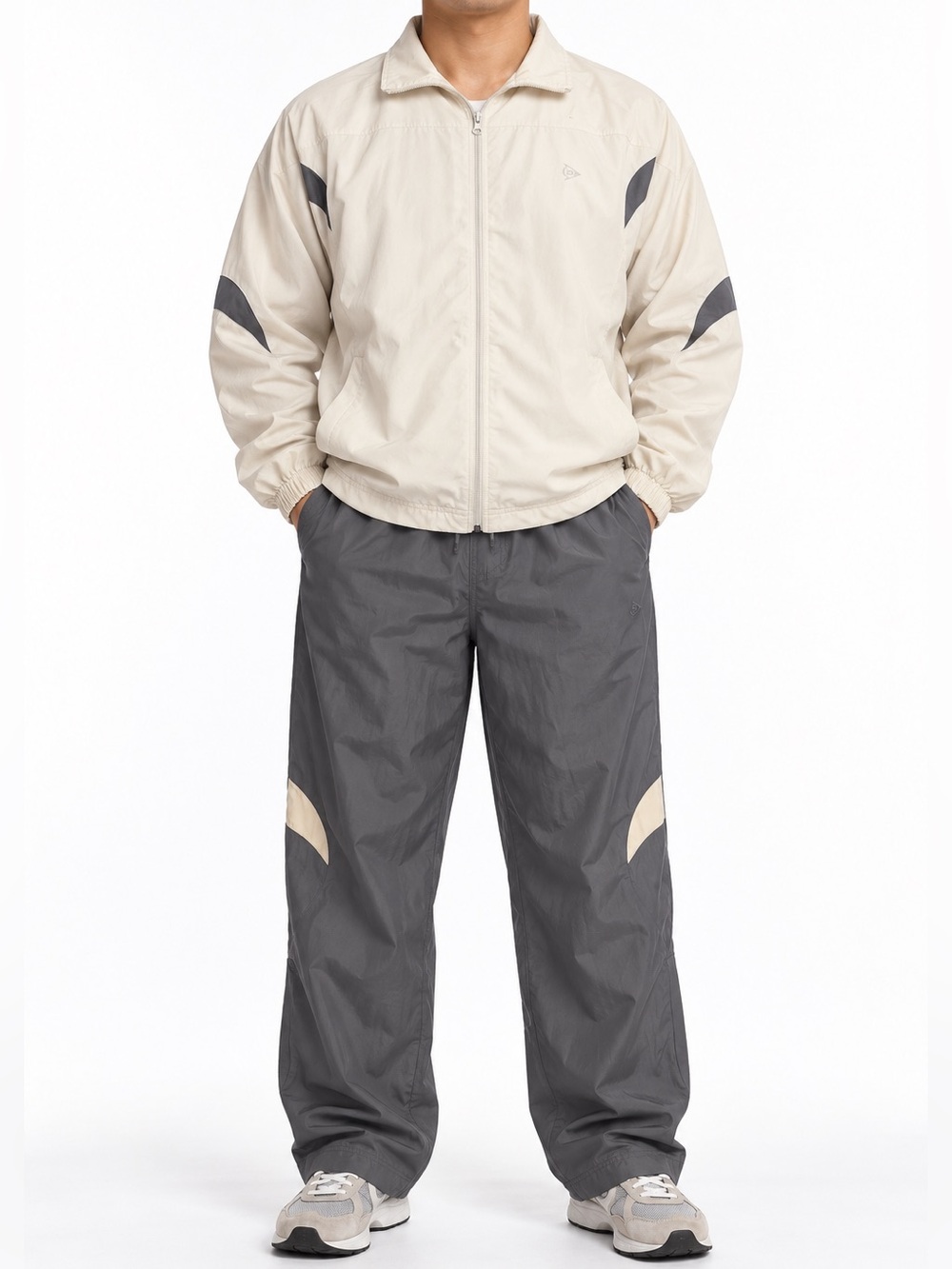 Vintage Dunlop Men’s Matching Track Jacket & Pants Set | Size Large